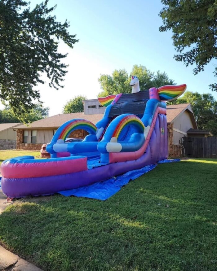 Rainbow Unicorn Slide