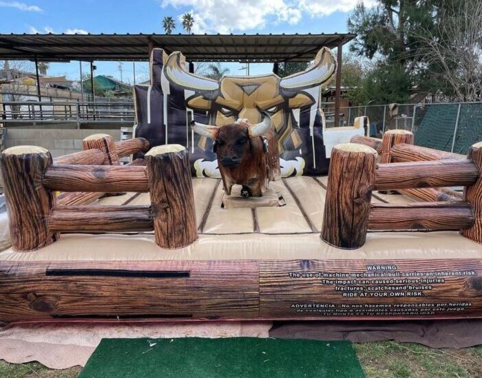 Deluxe inflatable mechanical bull
