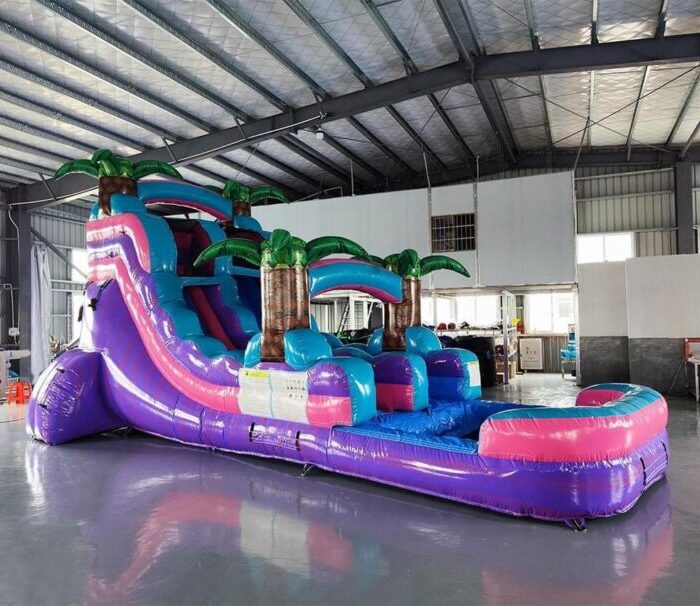 25 ft yellow and red palm Fire slide
