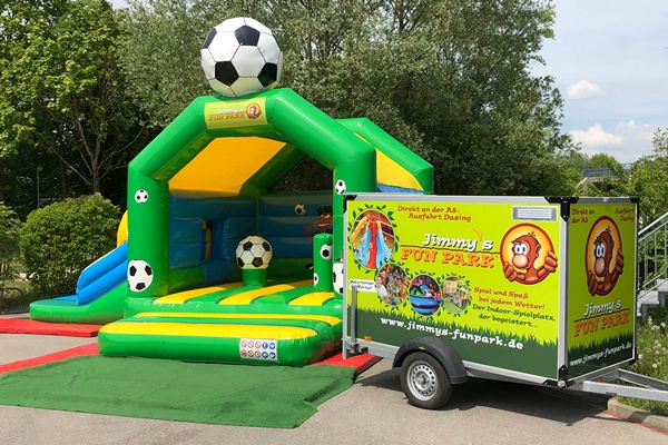 Bouncy castle »Football« with slide