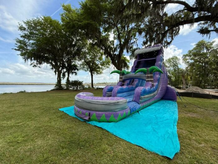 18ft Purple Splash Waterslide