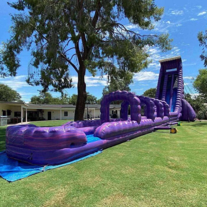 40ft Purple Crush Slip-N-Slide Waterslide