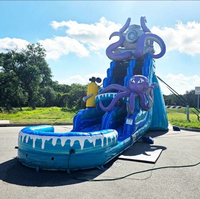 20ft Deep Sea Octopus Waterslide