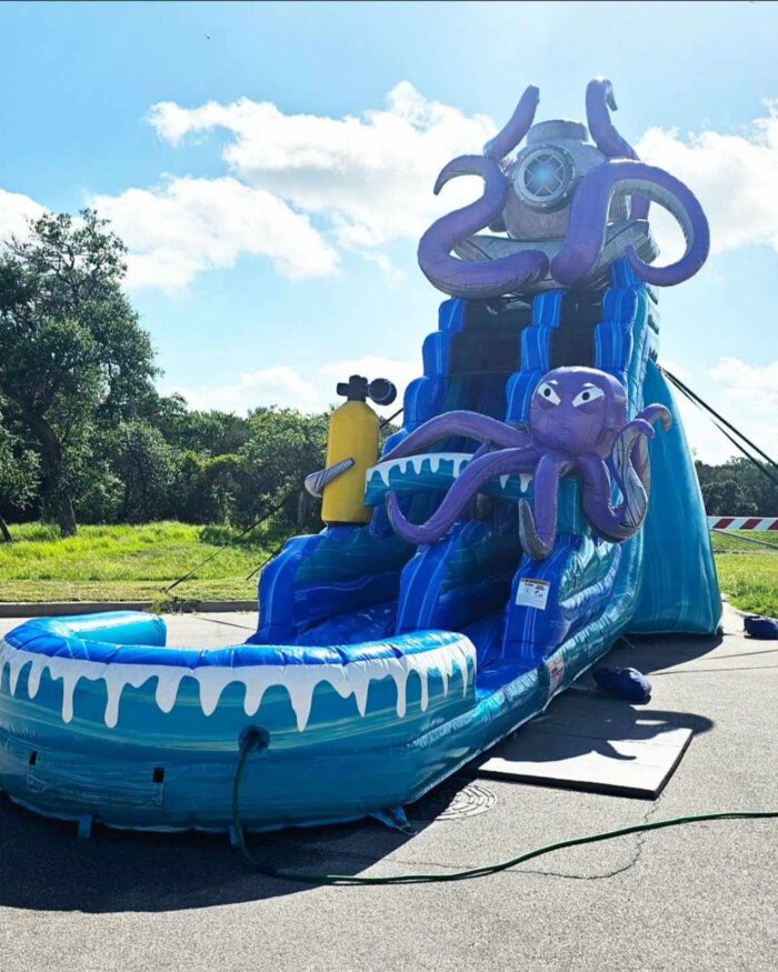 20ft Deep Sea Octopus Waterslide