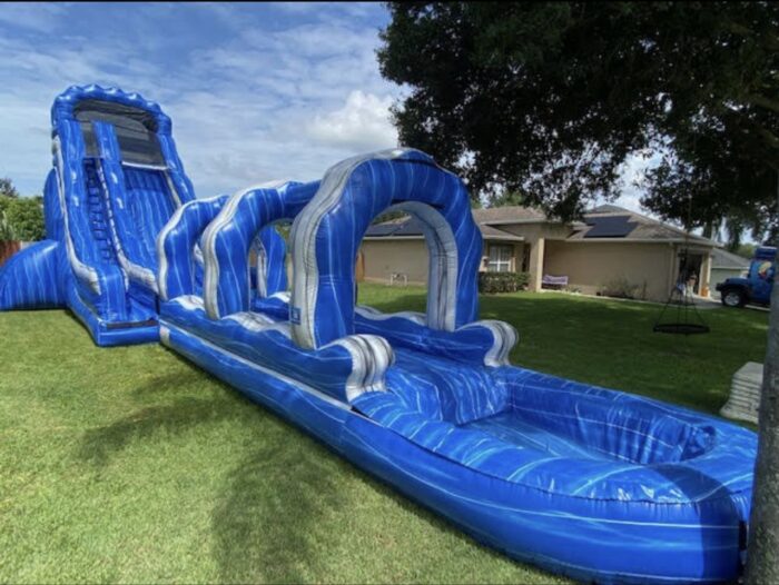 27ft Blue Rush Waterslide
