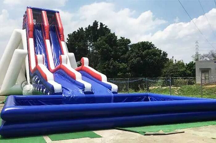 35ft Patriot Double Lane Waterslide