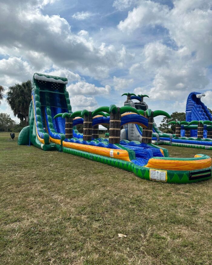 30ft Tropical Rush Waterslide