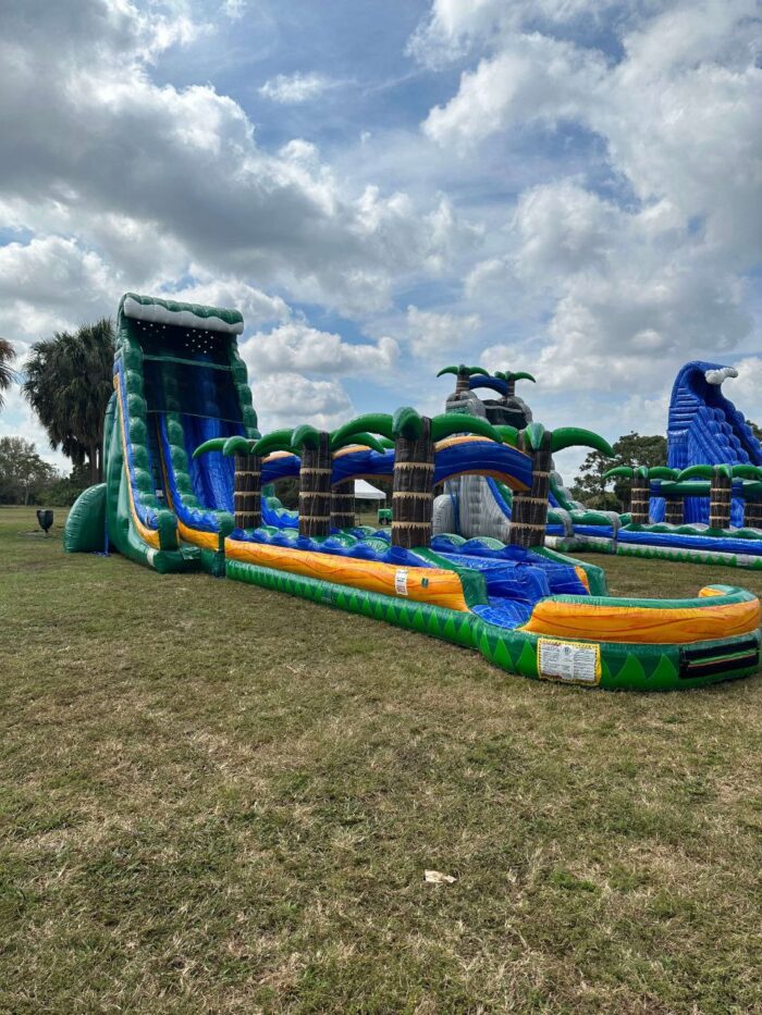 30ft Tropical Rush Waterslide